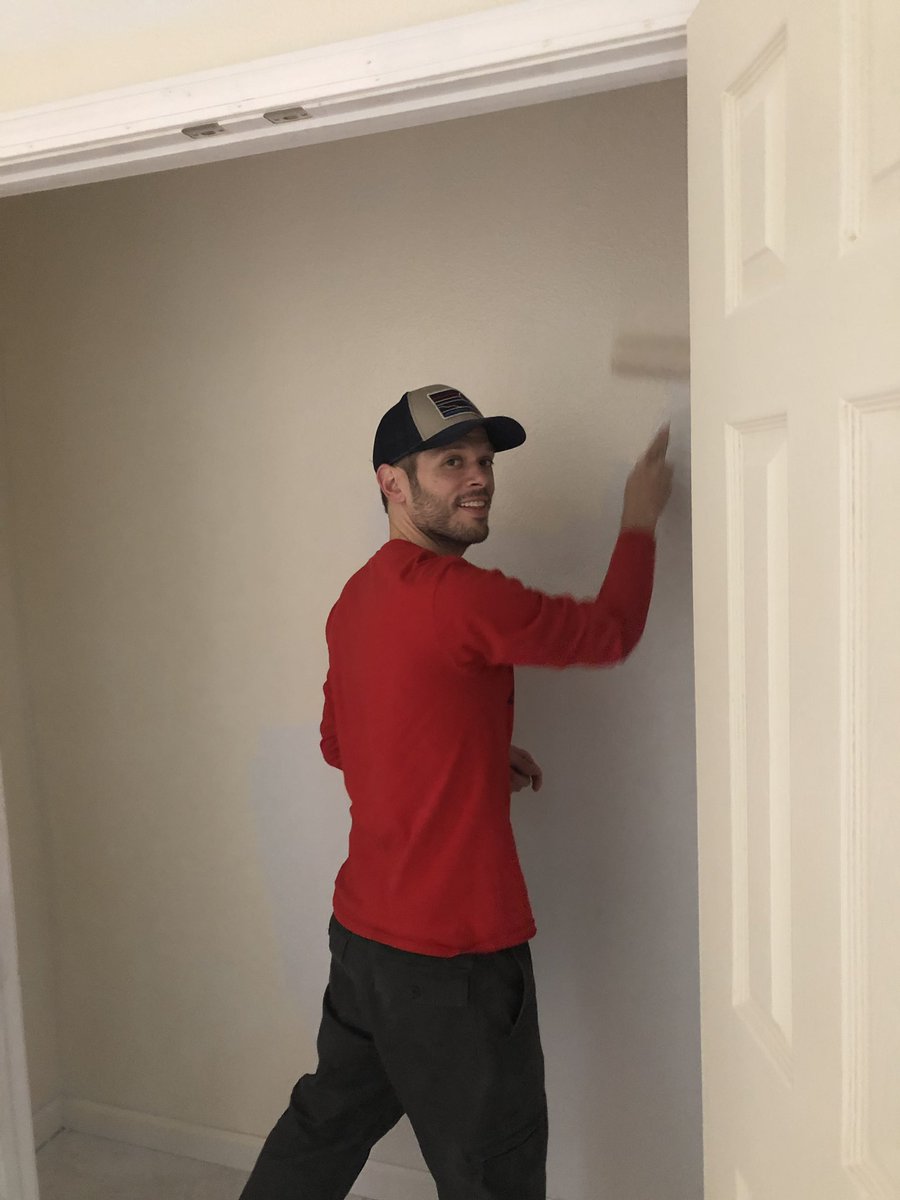JaxShrimp's tweet photo. A little rain doesn’t stop #ShrimpService! Shout out to @HabiJax for inviting our front office to put some sweat equity into their women’s build for the 2nd year in a row! BIG thank you to our fans! Your 50/50 contributions helped someone achieve home ownership! https://t.co/LSvZBm6qqN