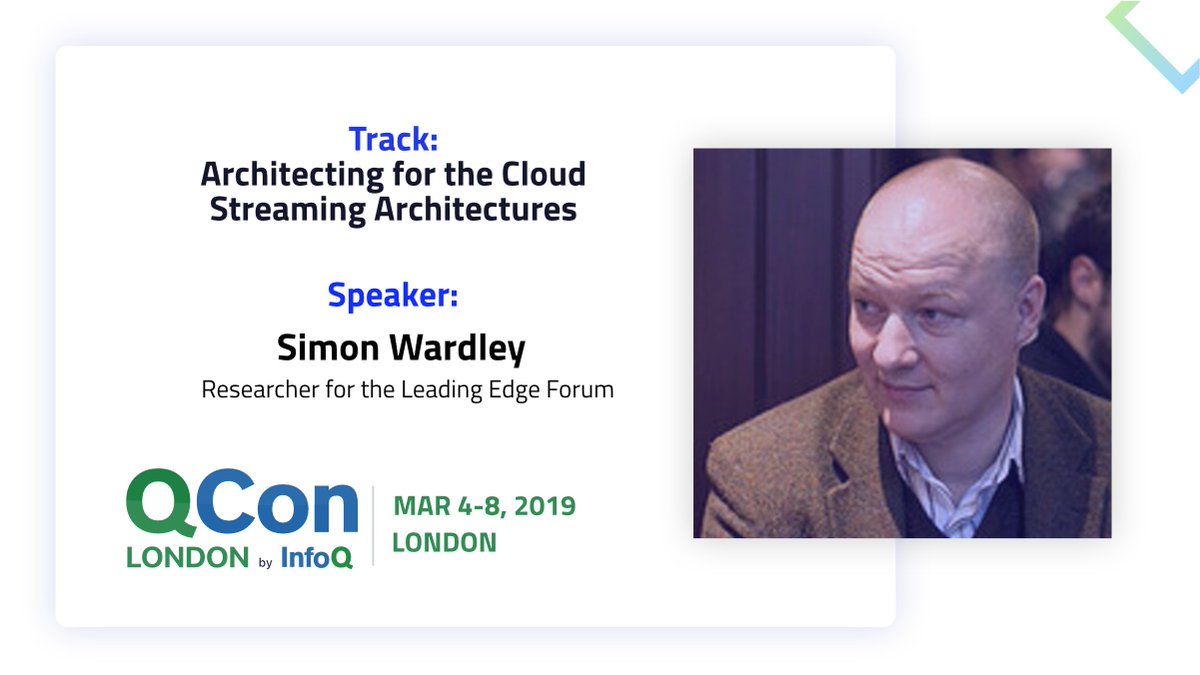 Researcher for #LeadingEdgeForum @swardley is speaking @QConLondon 2019 in the “Architecting for the Cloud / Streaming Architectures” track. Details will follow. bit.ly/2EdFPKQ