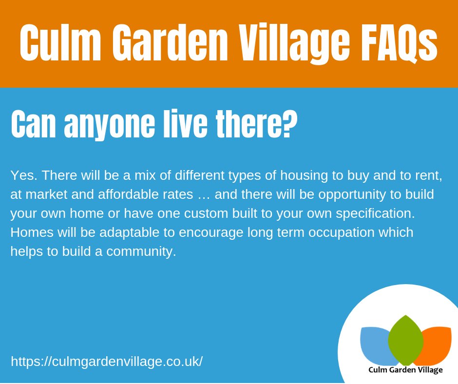 This week's FAQ: Can anyone live there?
culmgardenvillage.co.uk
#CulmGV #GardenVillage #MidDevon