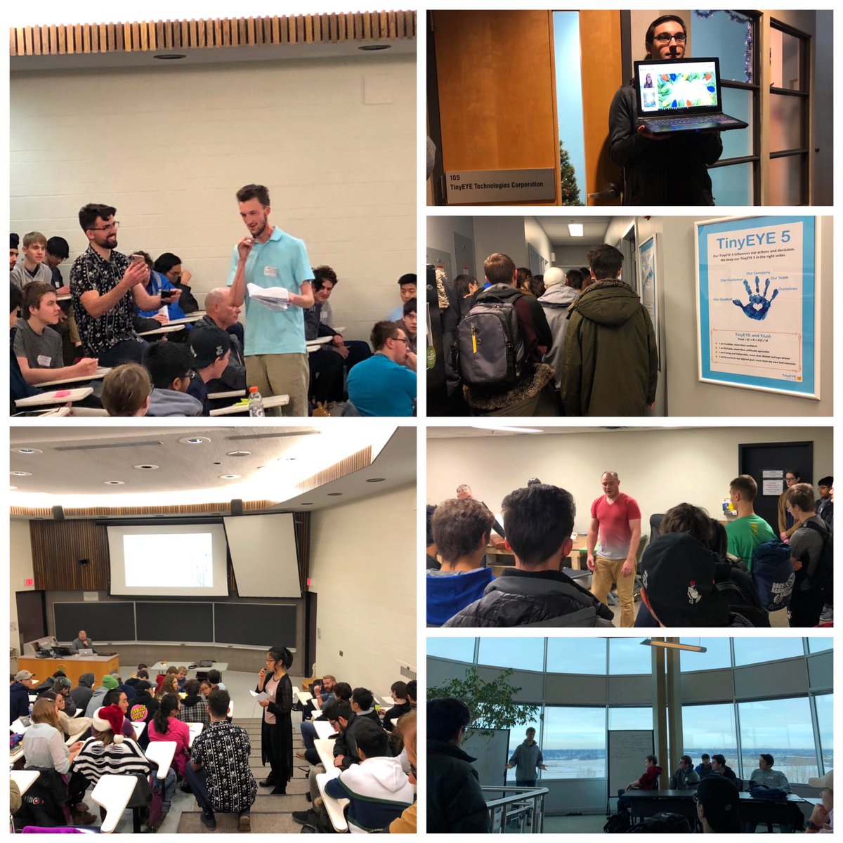 saskatooniec's tweet image. Another week, another great #SpotlightOnCareers. This week’s #ComputerScience students coded with #SaskCode, learned from @colabsyxe, & toured @TinyEYETherapy, #pivot, & @mentor_graphics . Thanks to @innovationsask, @usask, & @innovationplace for your support. #yxe #saskatchewan
