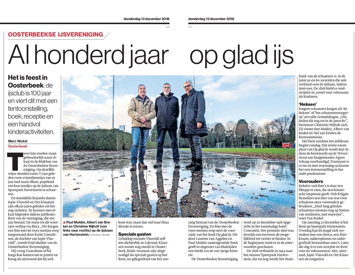 MarcNickel's tweet photo. 100 jaar #jubileum #oijv1918 #boek #tentoonstelling #receptie en #kinderactiviteiten

#schaatsen #DeGelderlander #dgarnhem

https://t.co/0fJ4gUiwrd https://t.co/iery6IZ1au
