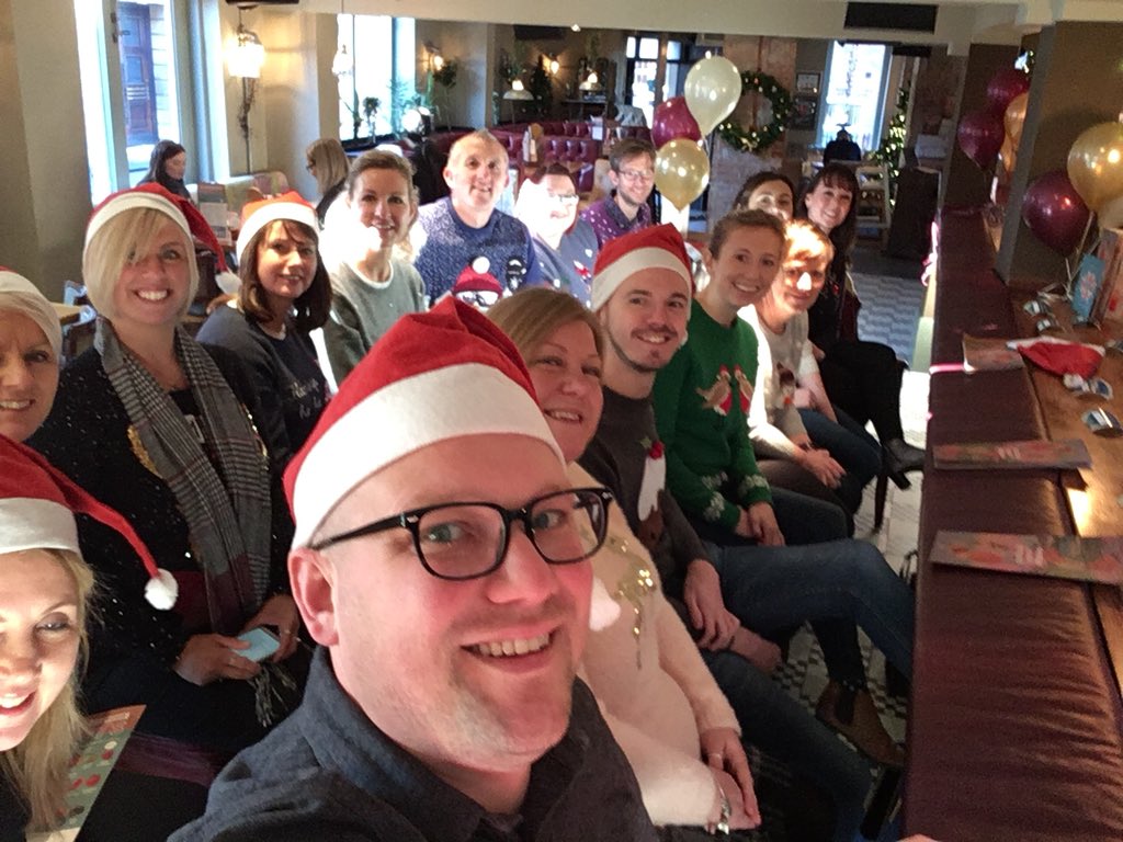 Christmas party day with @TTNG_Membership Lincolnshire Coop Assistant Managers! <a href="/Lincolnshireowl/">Wayne Dennett</a> #christmasparty Christmas jumpers are out!!