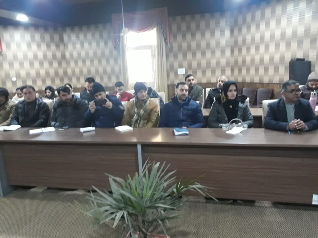 ASHA Functionally Meeting today at Institute of Hotel Management Srinagar.