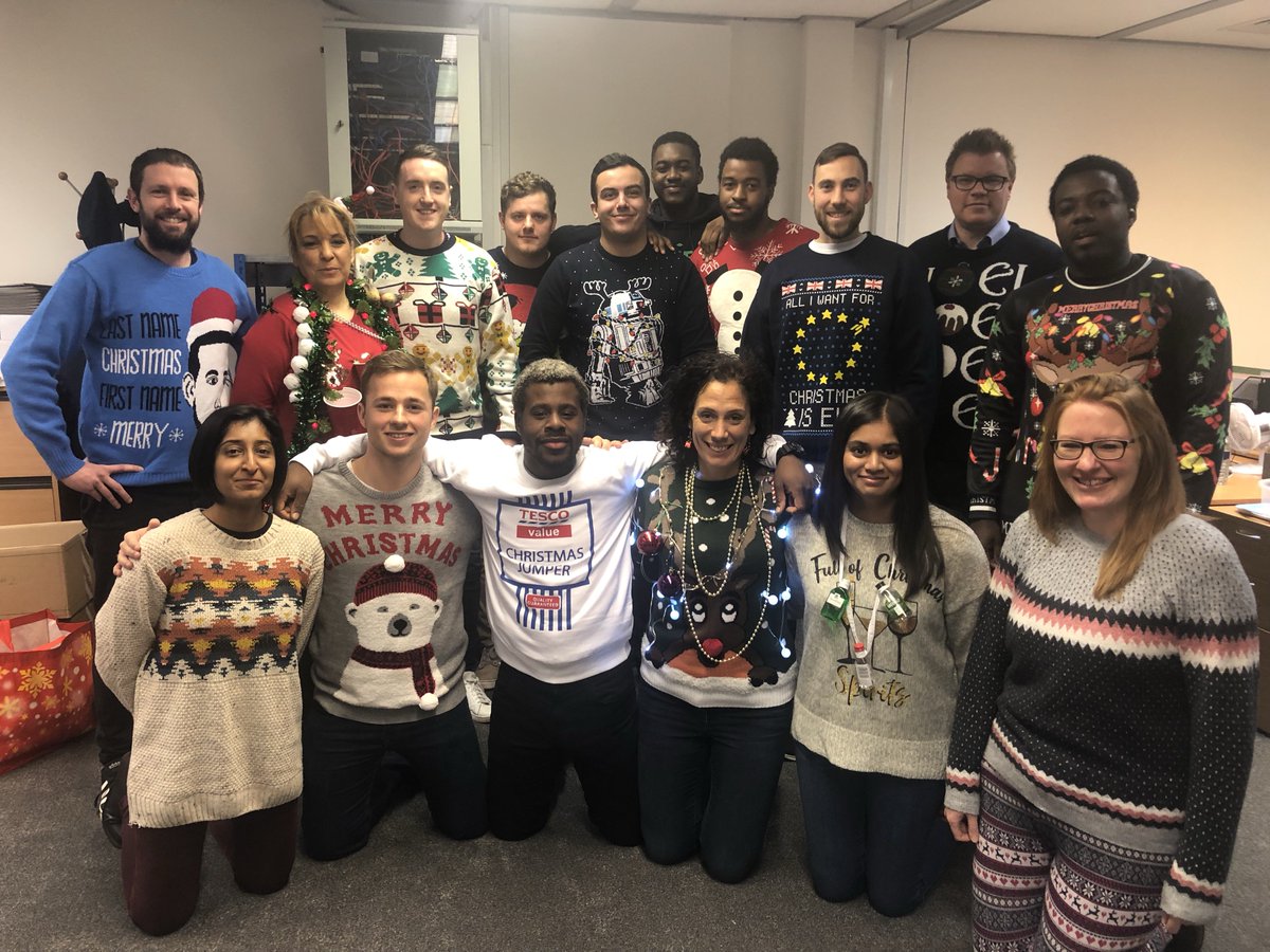 LondonFA's tweet photo. Happy #ChristmasJumperDay from everyone at London FA 🎅🎄 https://t.co/KQRFHkhd3f