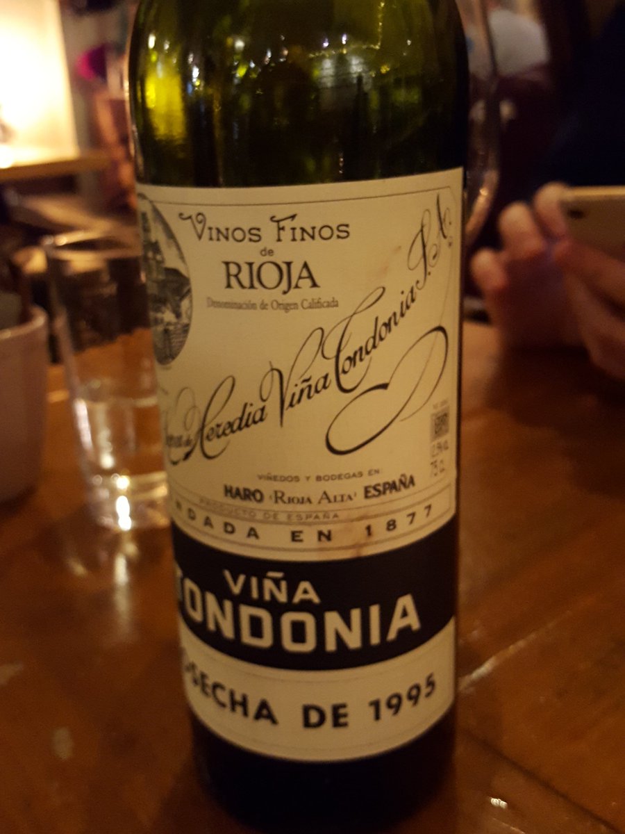 djmccl's tweet photo. @64_Wine anyone for the last of the 1995 tondonia?. When they're gone they're gone. Too late!. This one is fab!. And it's the last one. @eamonmuldoon https://t.co/xYJaA9iPCG