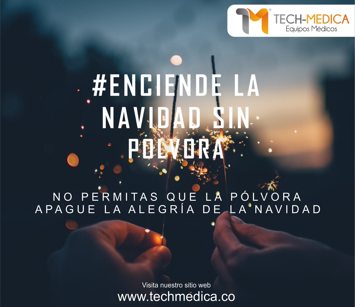 techmedicaequi1's tweet photo. TECH-MEDICA Equipos Médicos te invita a Disfrutar la Navidad sin Pólvora.
#NoMasPolvora #NavidadSinPolvora https://t.co/kC2PvA7WYr
