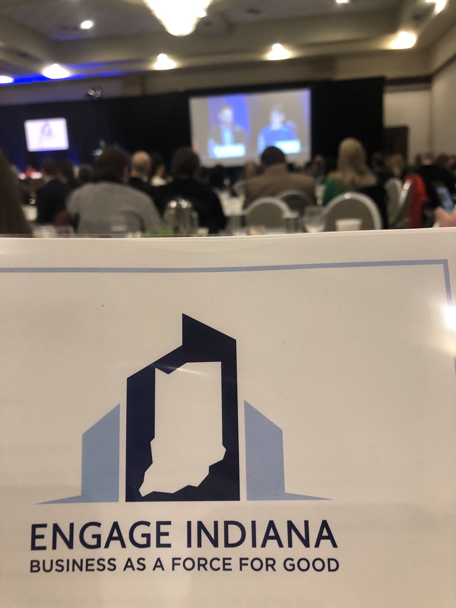 I love the #EngageIndiana event every year.  Thank you to panelists for encouraging ALL ways to build good - civic, $$, times, skill, advocacy.  @karenaboutgary @derrickfeldmann @joshuadowens @avarma99 @cummins. @IBJevents