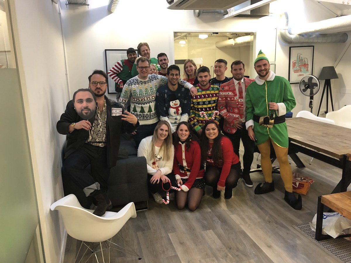 EntourageBD's tweet image. Christmas jumper day at EntourageHQ #ChristmasJumperDay #ChristmasCountdown