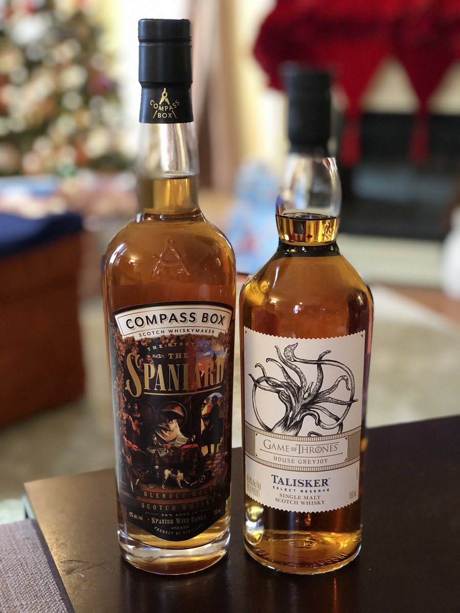 Merry Christmas <a href="/CompassBox/">Compass Box</a> and @TaliskerWhisky!!