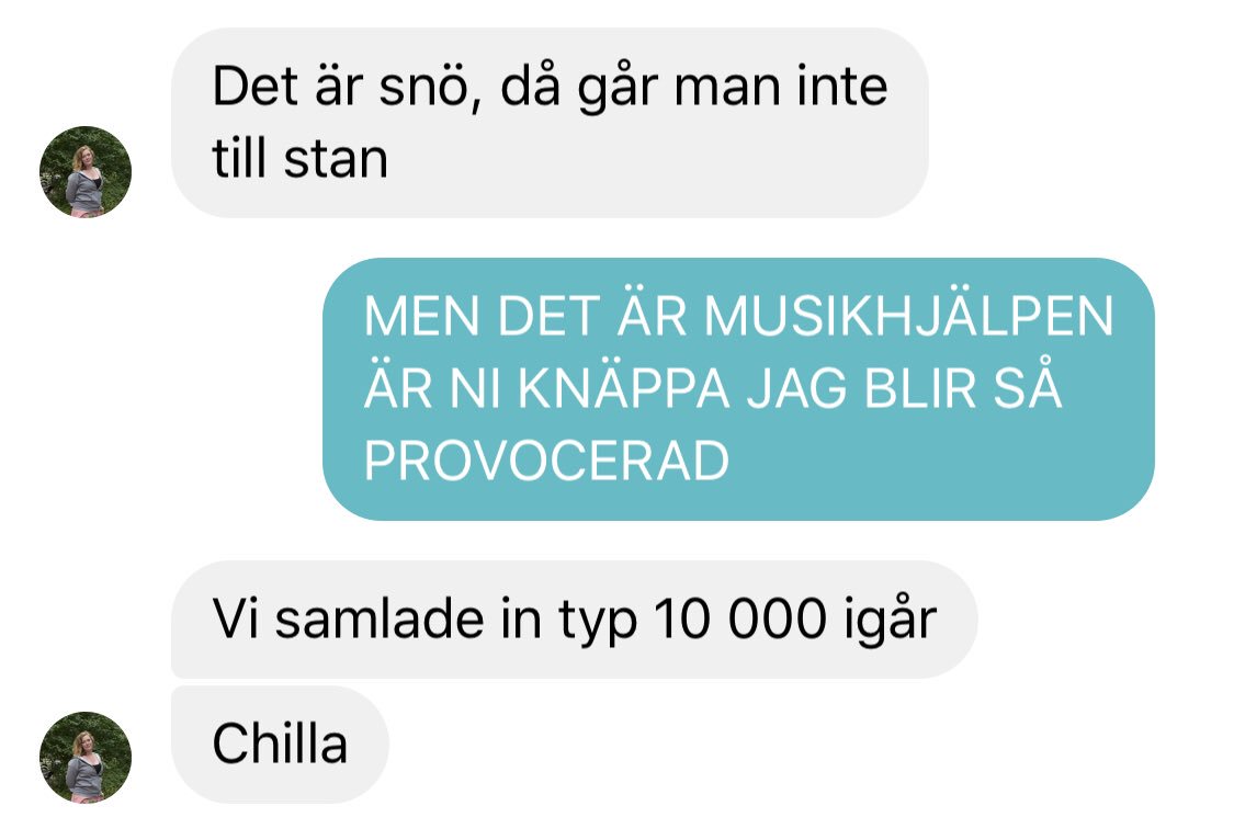 Jag är som rimligast i mina reaktioner när jag pratar med min syster. #mh18