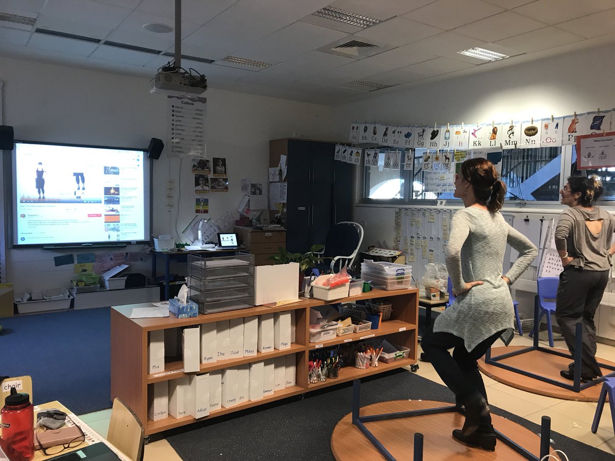 susiegeller23's tweet photo. It’s Friday afternoon... teachers unwinding by challenging themselves and having some fun!!! #teacherslearntotap #goals #bestteachers #teacherlearners #wbaiseslearns https://t.co/jRQqvD79ff