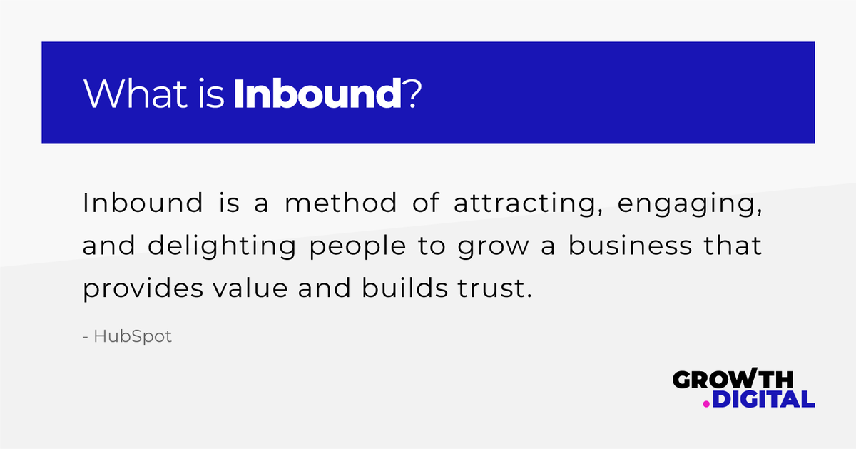 growthdotdigitl's tweet photo. #Marketing as we know it has become more #inbound nowadays. So what exactly is inbound?

@HubSpot https://t.co/o77ZFjgglN