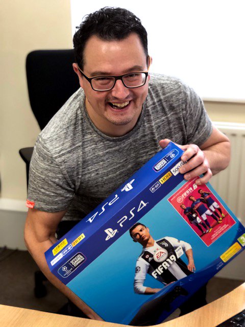 CoreElecDistri's tweet photo. Guess what?? Alan found another PS4 in Santa’s Sack with Fifa 19 included!!
This means you have 1 extra day to try to win the last price! **Monday 17th December** 🎮🎁🎅🎄 #Playstation #ps4 #Christmas #promotion #electricalwholesaler #CoreDistribution #CoreIreland #surprise https://t.co/x6lySPuZfV