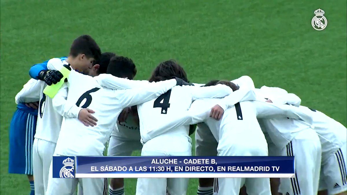 Retweet from lafabricacrm: ⚽ Partidos de #LaFábrica para este fin de semana.
📽 ¡Síguelos en DIRECT🔴 por #RMTV!
#HalaMadrid