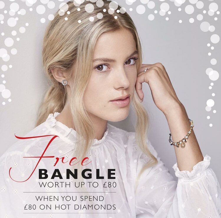 PageFine's tweet photo. Another fabulous promotion in store now. Spend £80 on any @hotdiamonds items and receive a free bangle. #hotdiamonds #newmarket #ely #pagefinejewellery #pagefinejewellery https://t.co/0p36WVXag1