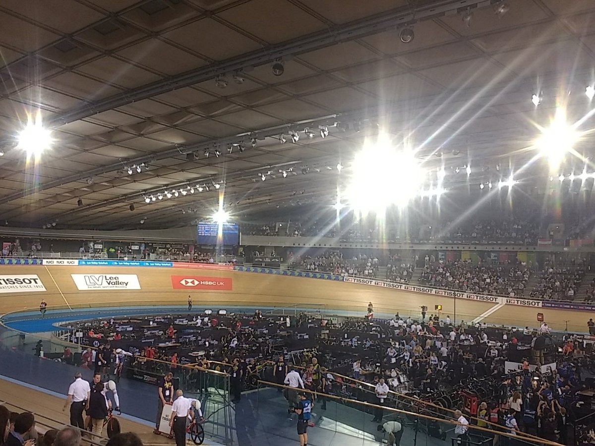 It's brilliant atmosphere here in London