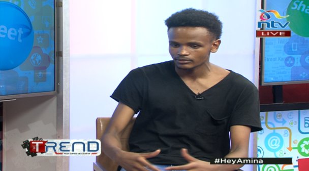 My passion in art began when I was 14 years old - Mbae. #HeyAmina