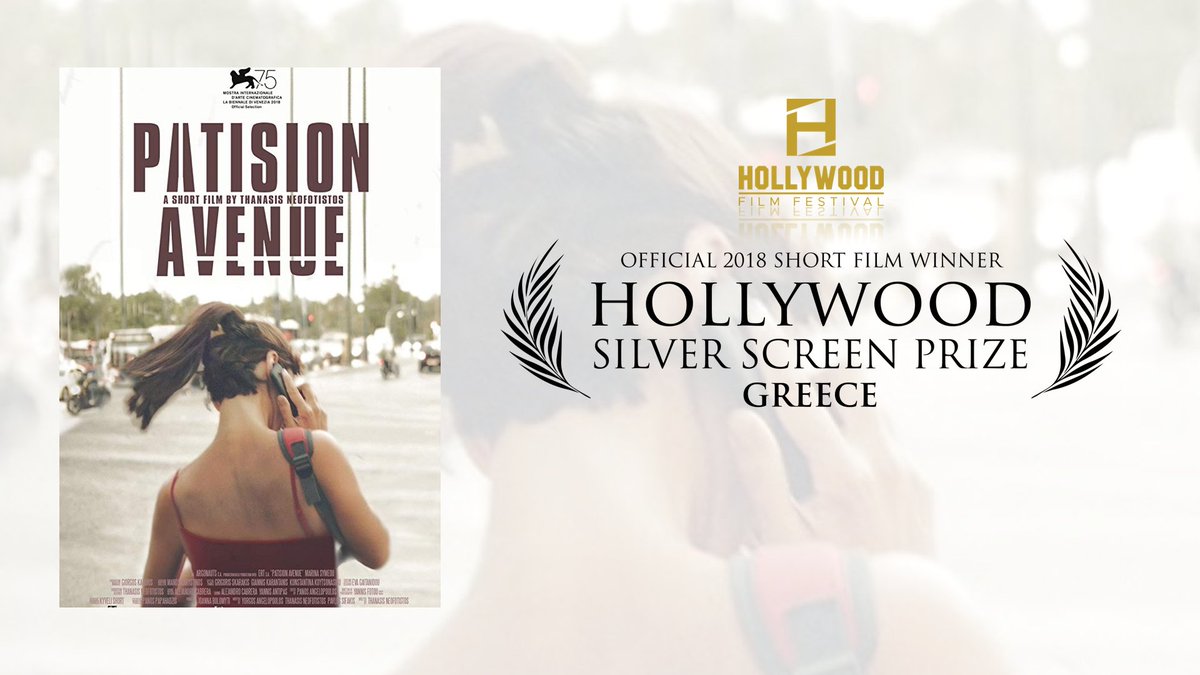 Hollywood Global Grand Jury Competition, the honor of ‘Best Global Hollywood Short’ went to Patision Avenue. This brilliant short directed by <a href="/thaneofotistos/">Thanasis Neofotistos</a> and recommended by our national partner, <a href="/GreekFilmCentre/">Greek Film Centre</a>, is a ‘must see’: hollywoodfilmfestival.com/patision-avenue #hollywood