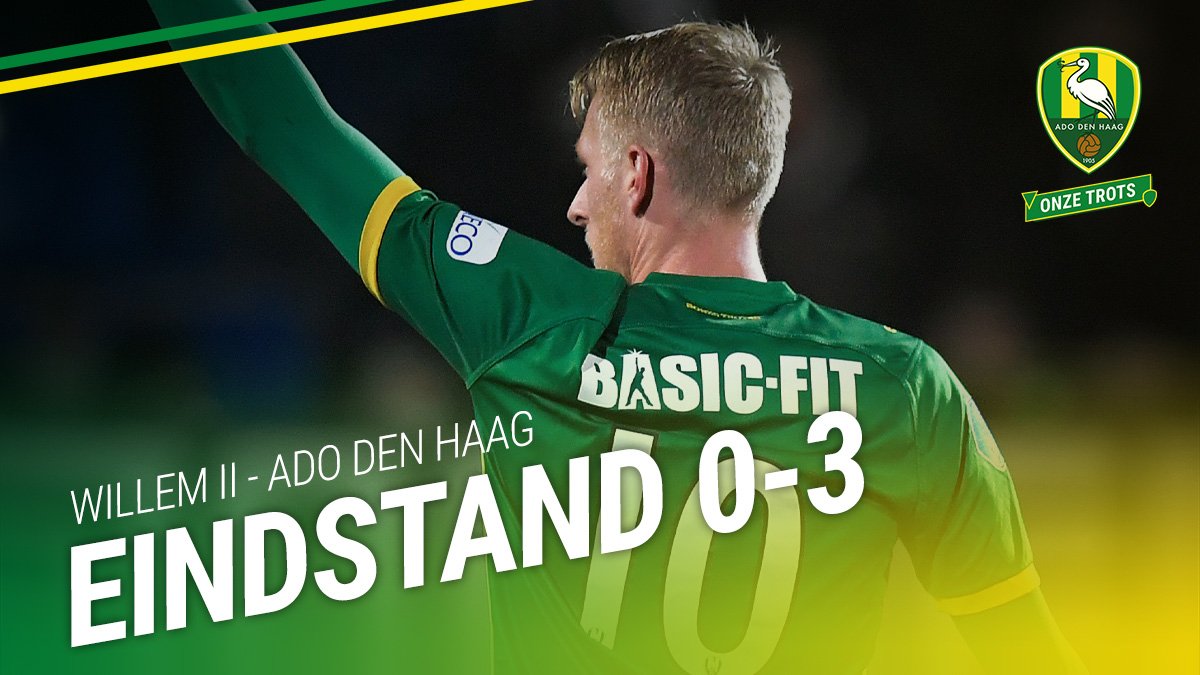 Het is afgelopen! ✊ ADO Den Haag wint voor de zesde keer op rij van Willem II #wilADO