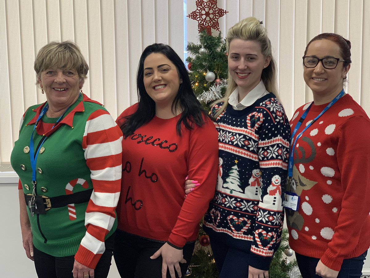 careBexley's tweet photo. #ChristmasJumperDay ! Thanks to all our staff for making the day bright and success https://t.co/UPLPpkIuZ7