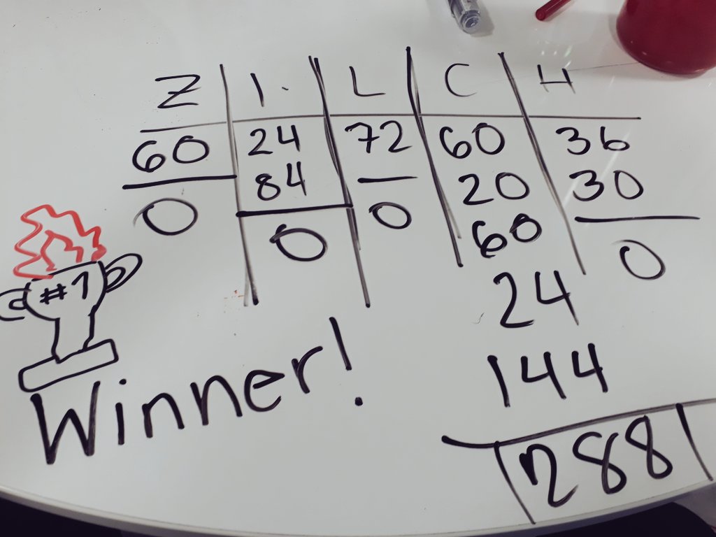 Helping my students build their #resilience by trouncing them at math games.