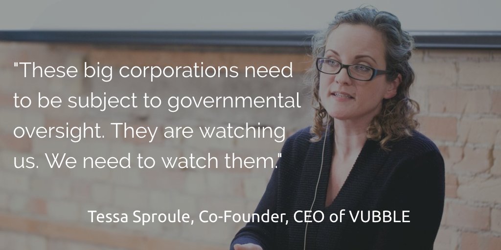 Communitech's tweet photo. What does it mean to develop #TechForGood? @TessaSproule, Co-Founder, CEO of @vubblePOP recently spoke at the Communitech Data Hub during a discussion titled: It's Time to Talk about Ethics in AI. Read More >>> https://t.co/XUgC57gBIP #CommunitechNews #DataHubSession https://t.co/uKp2CCz5W9
