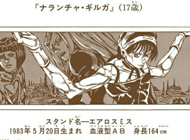 もつれら 最初は175cmくらいあったのに荒木先生のイメージが変わってきたのかどんどん縮んでいくナランチャ好き もつれら 最初は175cmくらいあったのに荒木先生のイメージが変わってきたのかどんどん縮んでいくナランチャ好き