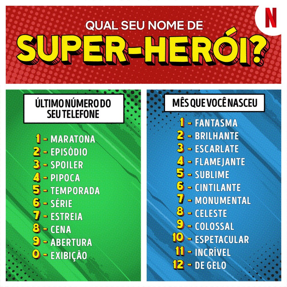 Netflix Brasil (@NetflixBrasil) on Twitter photo 2018-12-16 12:58:21 Eu sou Maratona Celeste, lutando contra os puladores de abertura. E você? Eu sou Maratona Celeste, lutando contra os puladores de abertura. E você?