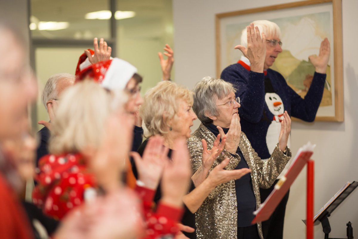 stwilfridstweet's tweet photo. Today we were delighted to welcome the Signing Choir from East Sussex Hearing Resource Centre, who used sign language to perform a moving series of Christmas Carols for a rapt audience in The Street. What a fabulous community we have! #FridayFeeling

https://t.co/omavJXZAA1 https://t.co/oXQ4PEqmiY