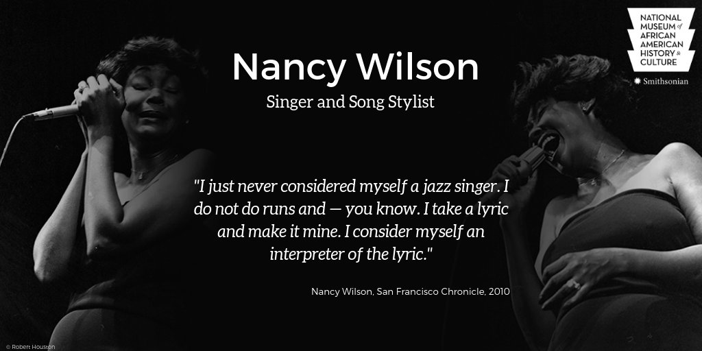 Today we remember Grammy-winning singer Nancy Wilson. 