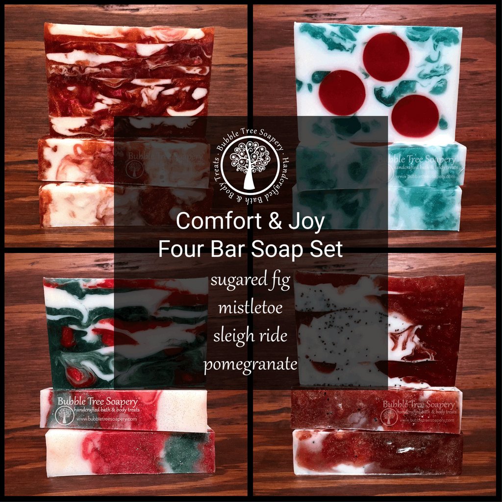 bubbletreesoaps's tweet photo. ALL Gift Sets are 20% off TODAY ONLY including the Four Bar Soap Sets, Soap &amp; Lotion Sets and Lip Balm Trios AND I'll be tucking in a FREE Limited Edition holiday inspired Lip Balm Trio with each order! 🎁 https://t.co/dMm1PDl0M6