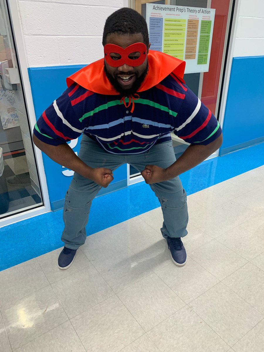 AchievementPrep's tweet image. Our Network Superhero of the Week is Mr. Ivey - the ultimate hero in supporting campuses with a "whatever it takes" attitude!  Known as the "Quiet Storm," he shows enthusiasm by lending a helping hand to his peers.  His determination to master his craft does not go unrecognized!