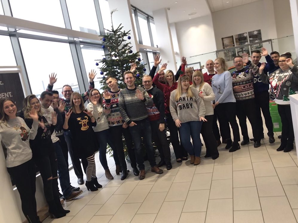 Robinsons_VW's tweet image. It's been a fun-filled, festive Friday here at our Volkswagen Peterborough branch supporting @savechildrenuk for #ChristmasJumperDay