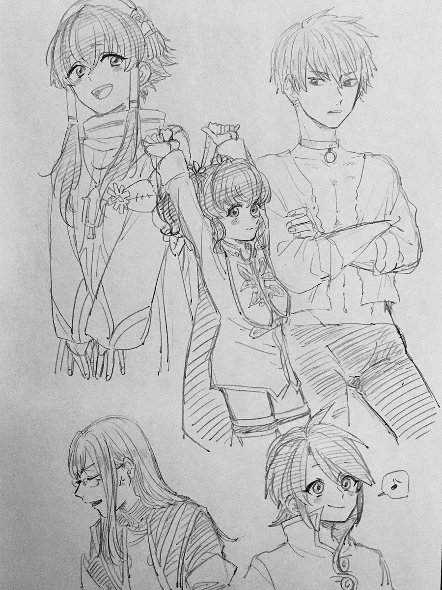 寝る前のらくがき 