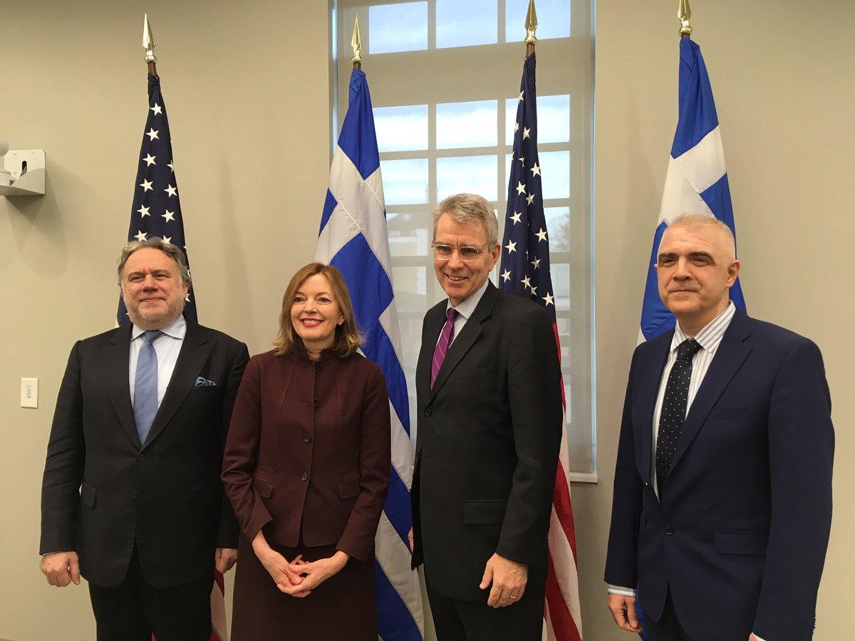 U.S. Ambassador to Greece (@usambassadorgr) on Twitter photo Our US-Greece people to people ties are fundamental to our relationship. Thank you <a href="/ECA_AS/">Official USG account.</a> A/S Royce for your efforts at the #StrategicDialogue to strengthen these ties. <a href="/gkatr/">George Katrougalos/Γιώργος Κατρούγκαλος</a> <a href="/GreeceMFA/">Υπουργείο Εξωτερικών</a> <a href="/GreeceInUSA/">Embassy of Greece in the US🇬🇷</a> Our US-Greece people to people ties are fundamental to our relationship. Thank you <a href="/ECA_AS/">Official USG account.</a> A/S Royce for your efforts at the #StrategicDialogue to strengthen these ties. <a href="/gkatr/">George Katrougalos/Γιώργος Κατρούγκαλος</a> <a href="/GreeceMFA/">Υπουργείο Εξωτερικών</a> <a href="/GreeceInUSA/">Embassy of Greece in the US🇬🇷</a>