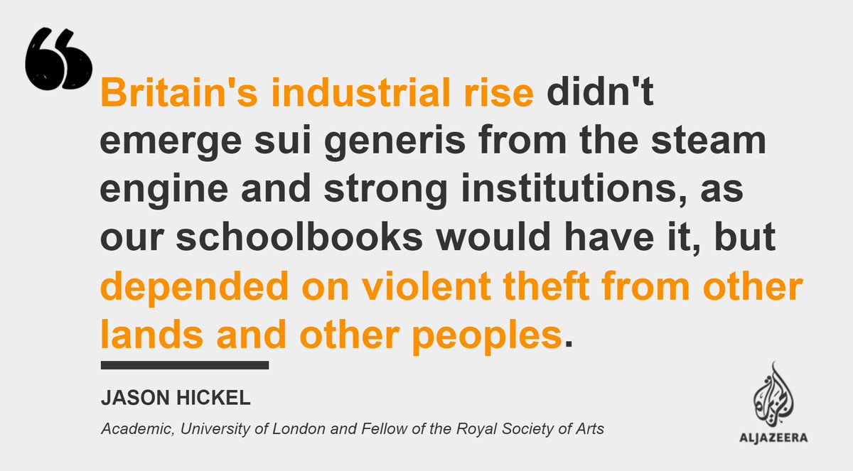Britain didn't develop India. India developed Britain aje.io/dm6h7 — #AJOpinion