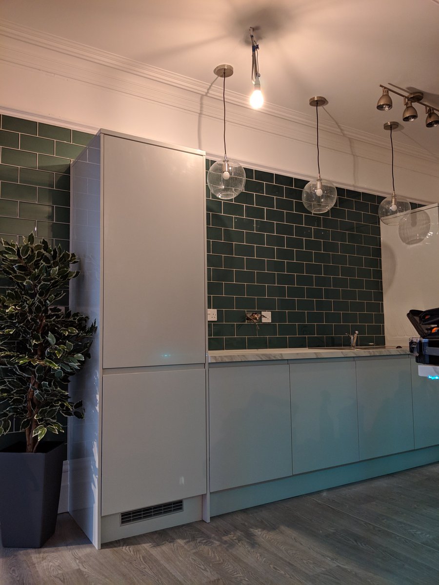 WaldorfFarrow's tweet photo. After a long week &amp; lots of hard work from our team of contractors we have managed to complete our dining room project 3 days early! This is a quick shot taken on site this afternoon while the electrical works were being finished off...more to follow! #interiordesign #refurb https://t.co/KCImAmMaDD