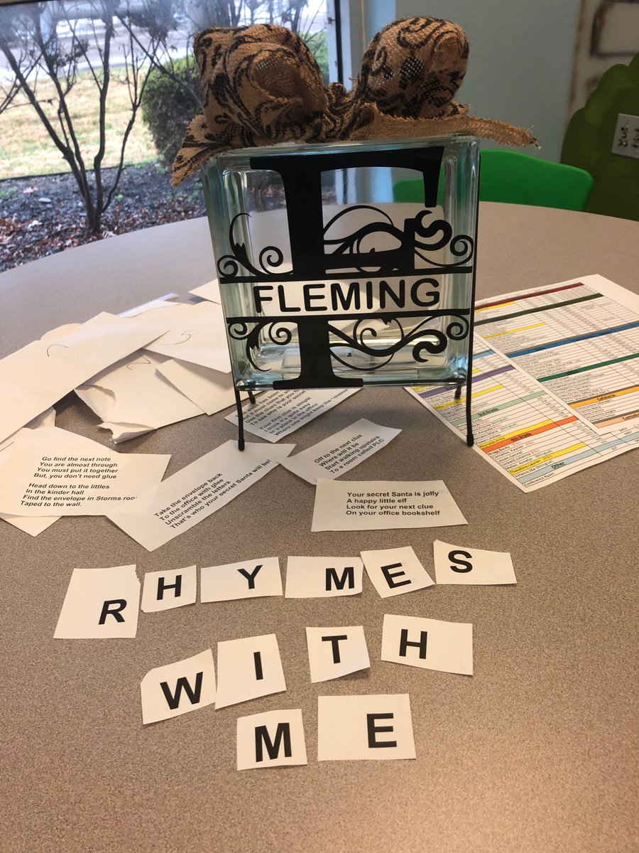 I had the best Secret Santa ever! She sent me on a fun scavenger hunt and gave the best gifts! <a href="/amyjoerb/">GreckoThe1🥷🏿</a> <a href="/CaprockES/">Caprock Elementary</a>