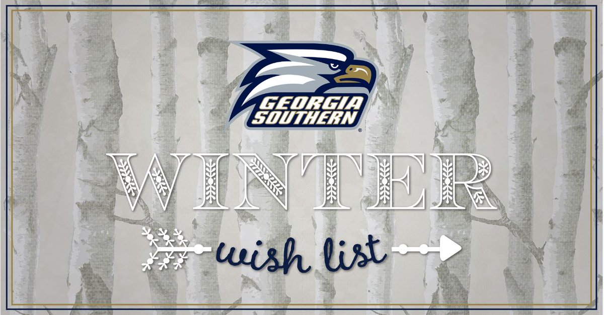GeorgiaSouthern's tweet photo. Look no further, your last minute shopping is taken care of here in the Georgia Southern Winter Wish List. https://t.co/3MppcDK7sr @GSU_Licensing @GSUstore https://t.co/3hw5xfILXE