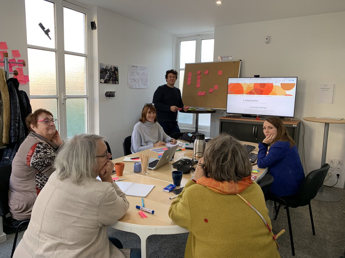 bernardjouandin's tweet image. Merci @simplonco #digitEss @AG2RLAMONDIALE  pour cette matinée de travail sur le projet digital @Hal_age .