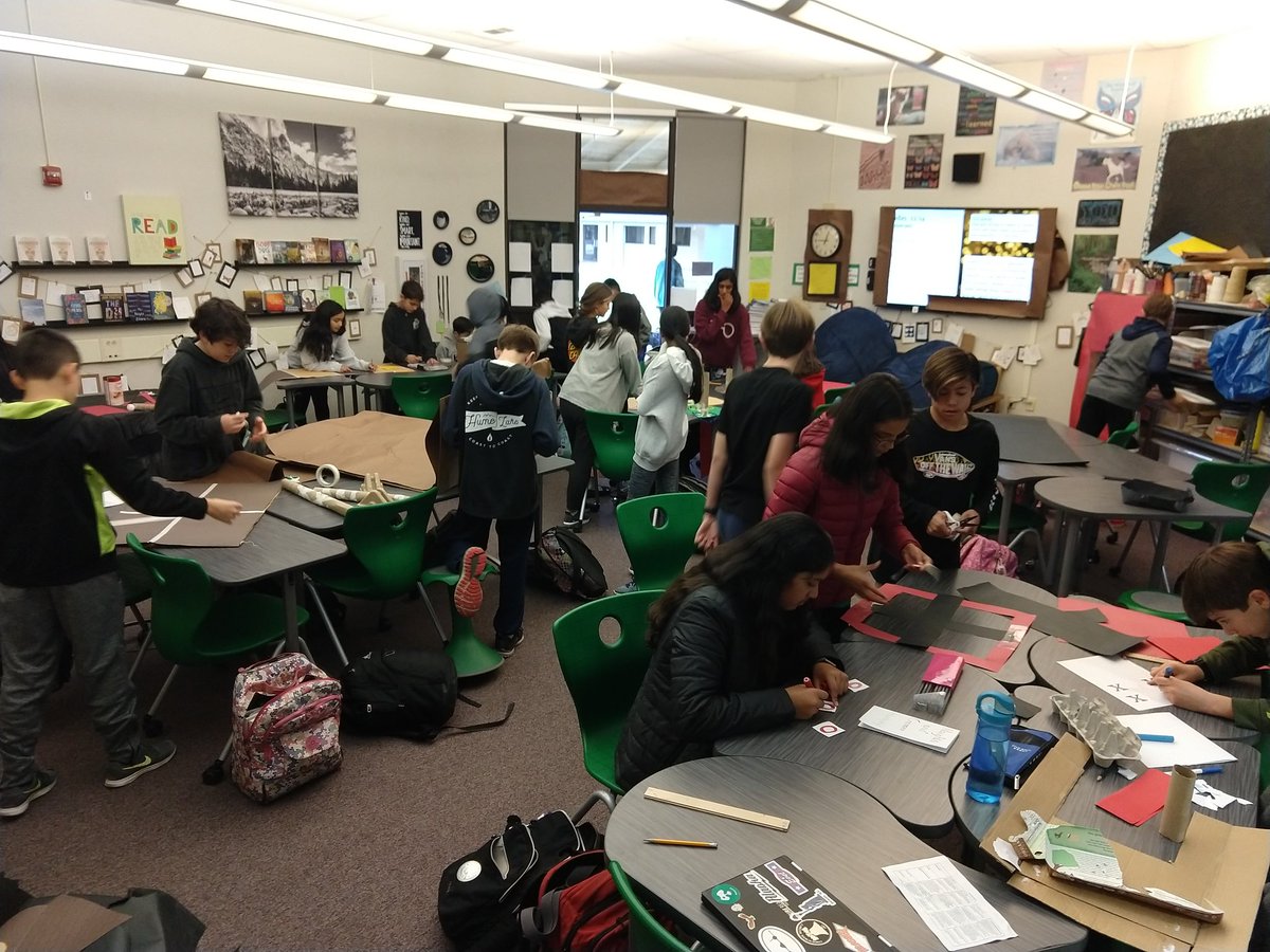 MrsDunavan's tweet photo. Students are using the design cycle to prototype for our upcoming Victorian Celebration Day! #TeamUMS #USDLearns https://t.co/JCjd6cvCv4