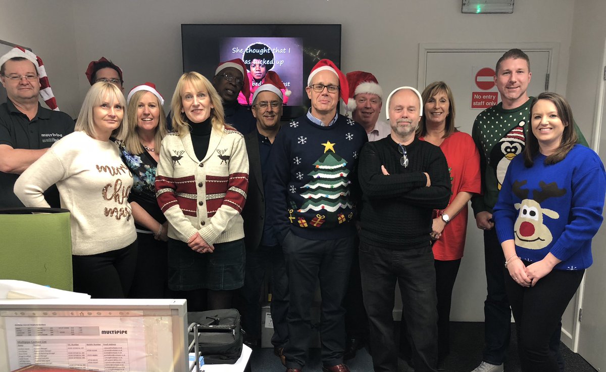 multipipeltd's tweet image. @multipipeltd #NationalChristmasJumperDay Happy Christmas 🎄😁