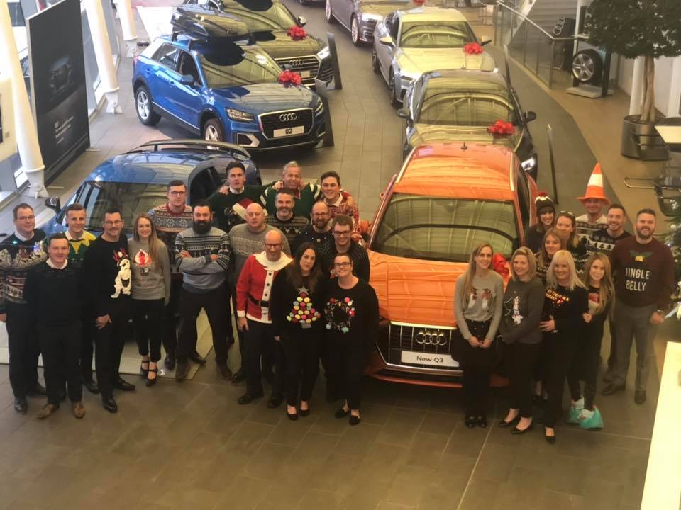 Norwich_Audi's tweet image. A massive thanks is in order to our team at Norwich Audi for celebrating #ChristmasJumperDay in support of @savechildrenuk 👏