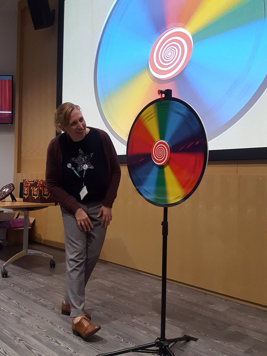 DevelopingLancs's tweet photo. Spin the wheel action from one of our thank you stars Tracey #lthty18 https://t.co/apFWXGABy4