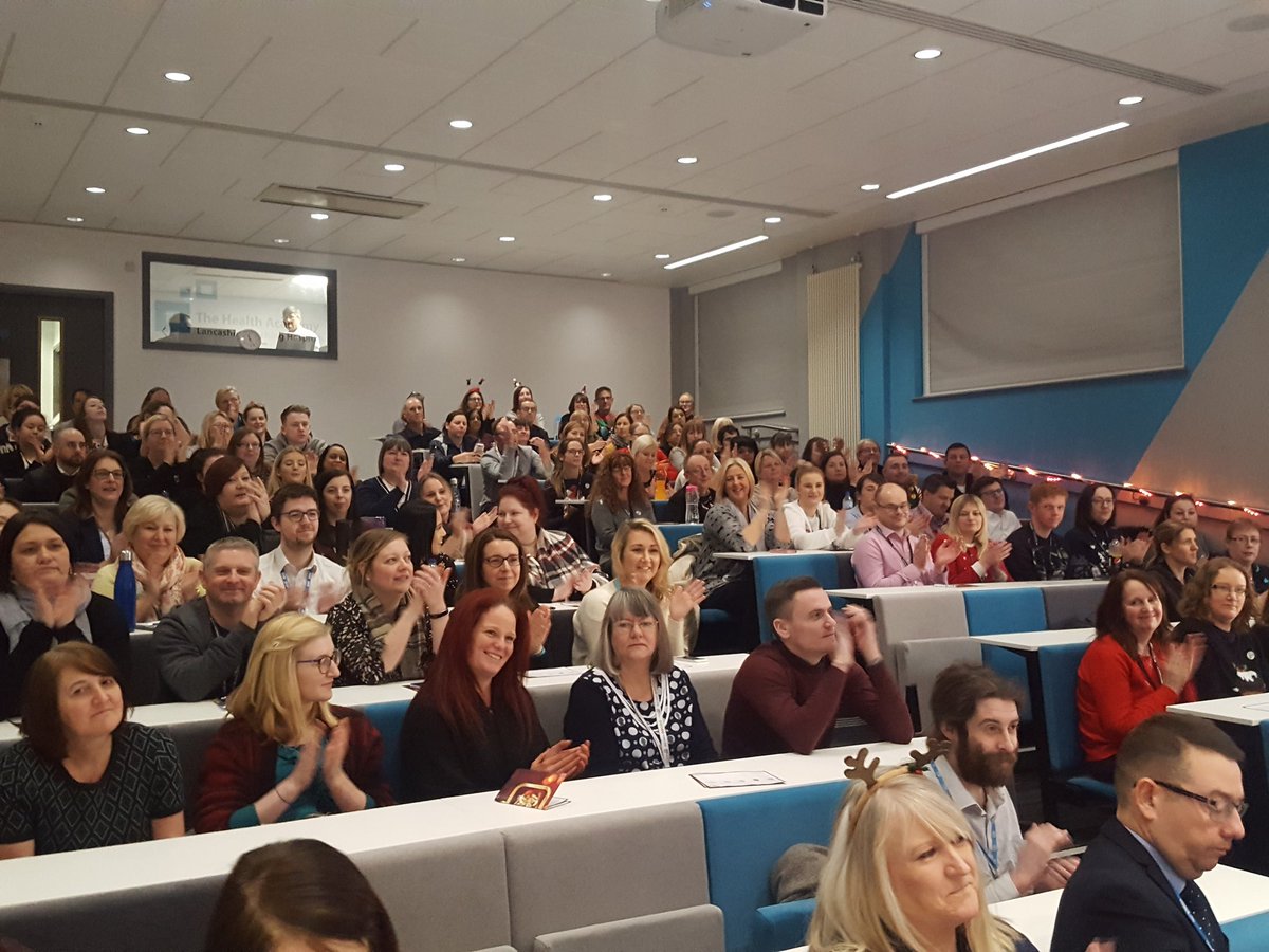 DevelopingLancs's tweet photo. Applause all round from the first we thank you awards. Thanks peeps!!!! #lthty18 ideas to make next year bigger and better are very much welcome https://t.co/H9NcF9gxMU