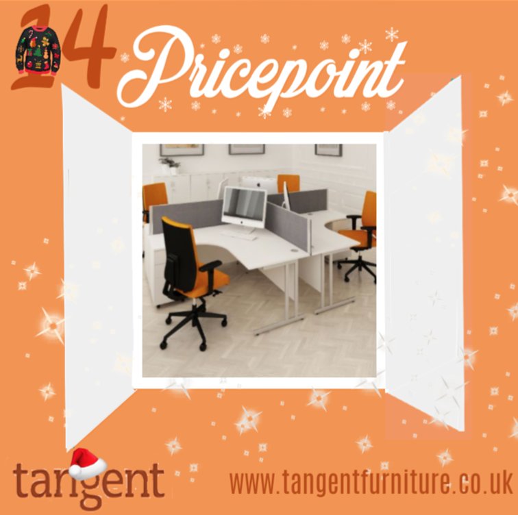 DAY 14 #CHRISTMAS COUNTDOWN is #Pricepoint 🎄
A highly affordable and flexible desk with storage which is available in a variety of designs!
To discover more visit tangentfurniture.co.uk OR call 0800 389 3112

#Photography #ChristmasJumperDay #Design