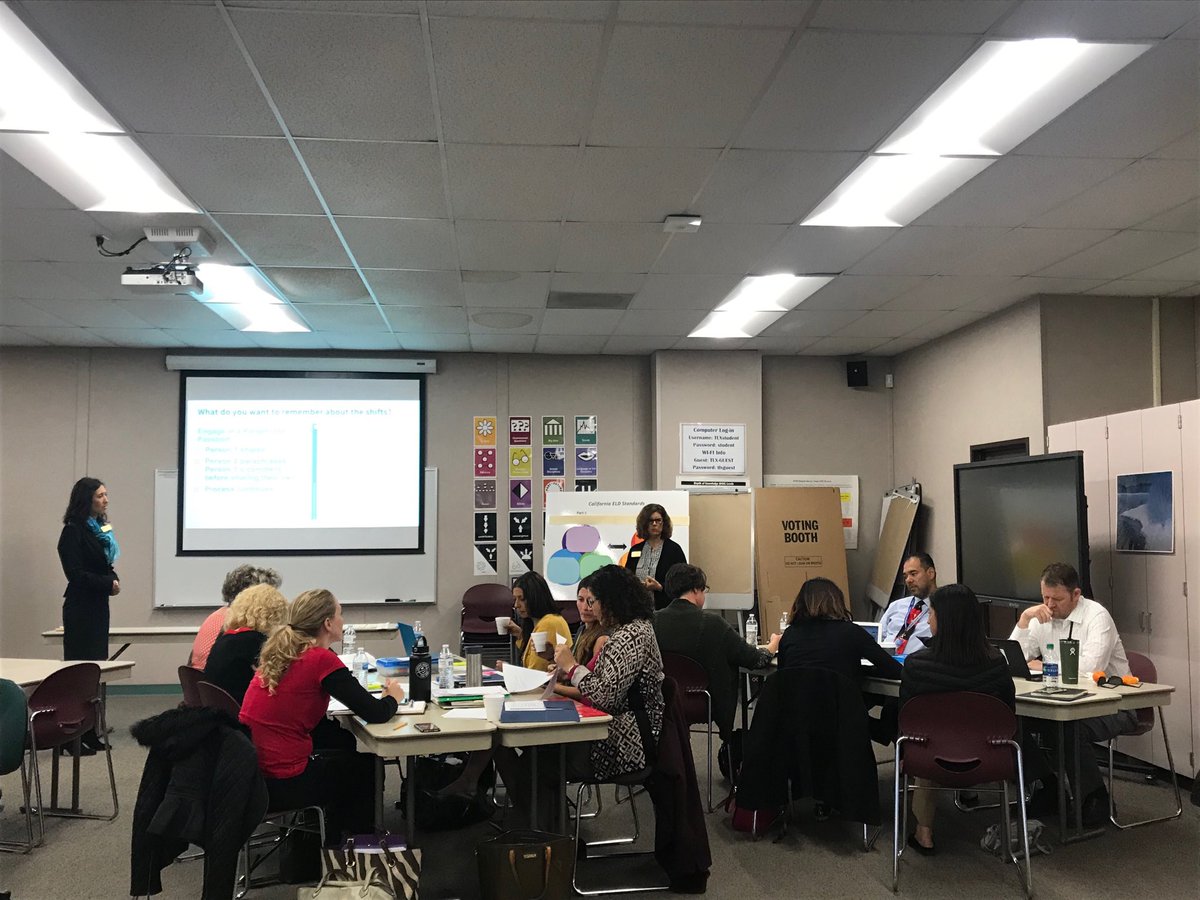 Working with principals focusing on Designated ELD and Wonders.