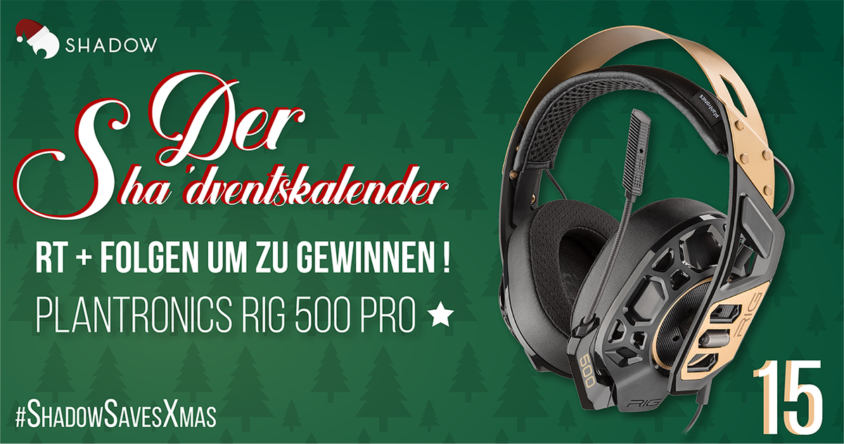 Shadow Deutschland (@shadowde) on Twitter photo Mit einem Headset von <a href="/PLTgaming_DE/">Plantronics Gaming Germany</a> werdet ihr weniger geknifed🔪 und geteabagged ☕️
Versprochen!
Um teilzunehmen:
✅ <a href="/PLTgaming_DE/">Plantronics Gaming Germany</a> folgen
✅ <a href="/ShadowDE/">Shadow Deutschland</a> folgen
✅ RT
Viel Glück an alle Teilnehmer🍀
#ShadowSavesXmas #TeamShadow shadow.tech Mit einem Headset von <a href="/PLTgaming_DE/">Plantronics Gaming Germany</a> werdet ihr weniger geknifed🔪 und geteabagged ☕️
Versprochen!
Um teilzunehmen:
✅ <a href="/PLTgaming_DE/">Plantronics Gaming Germany</a> folgen
✅ <a href="/ShadowDE/">Shadow Deutschland</a> folgen
✅ RT
Viel Glück an alle Teilnehmer🍀
#ShadowSavesXmas #TeamShadow shadow.tech