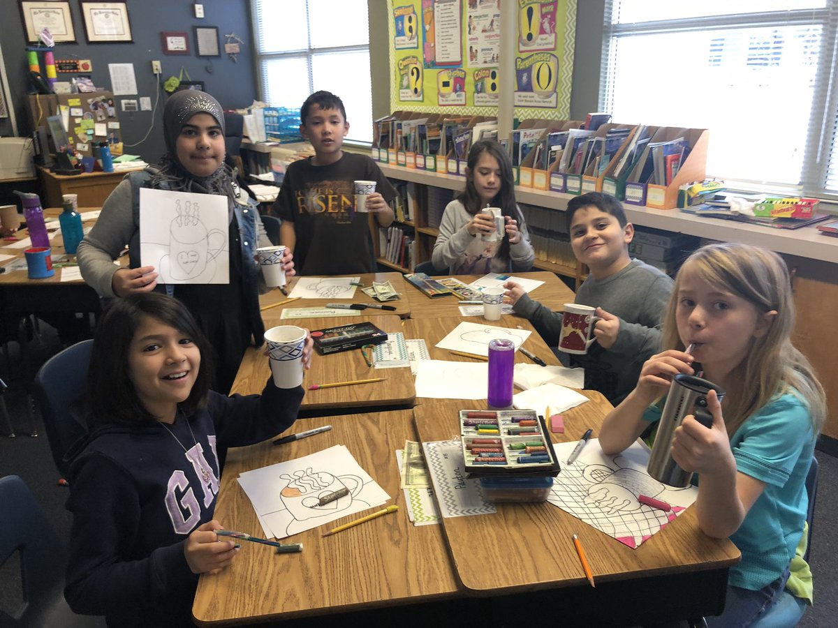 marymearns's tweet photo. Hot coco and art party!! #bsdpride @KoelschRams #fourthgraderocks https://t.co/2xneQtNhIk