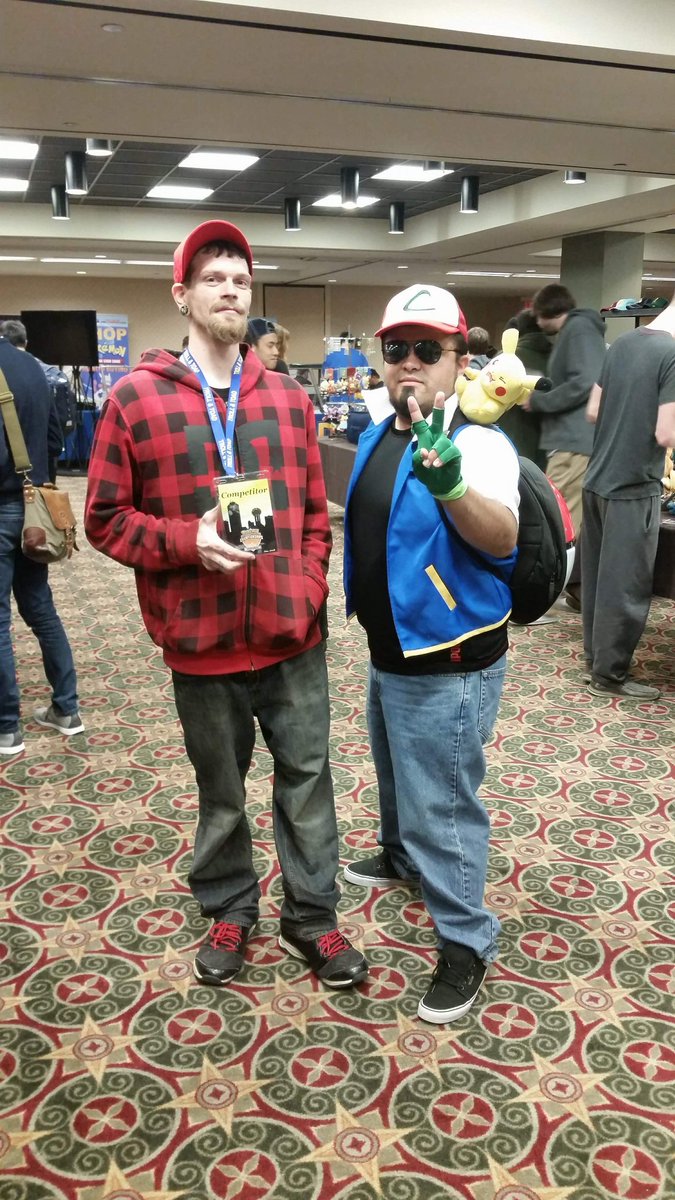 AdminScizor's tweet photo. Sitting around getting stoked on @Dallas_Pkm_Regs this year! Its the only place I've ever been able to compete in person and I LOVE it! The people, the environment, the competition. I wish I had the means to travel to other events. #Pokemon #VGC #Hype #DallasRegionals https://t.co/4Tkt2xUBoY